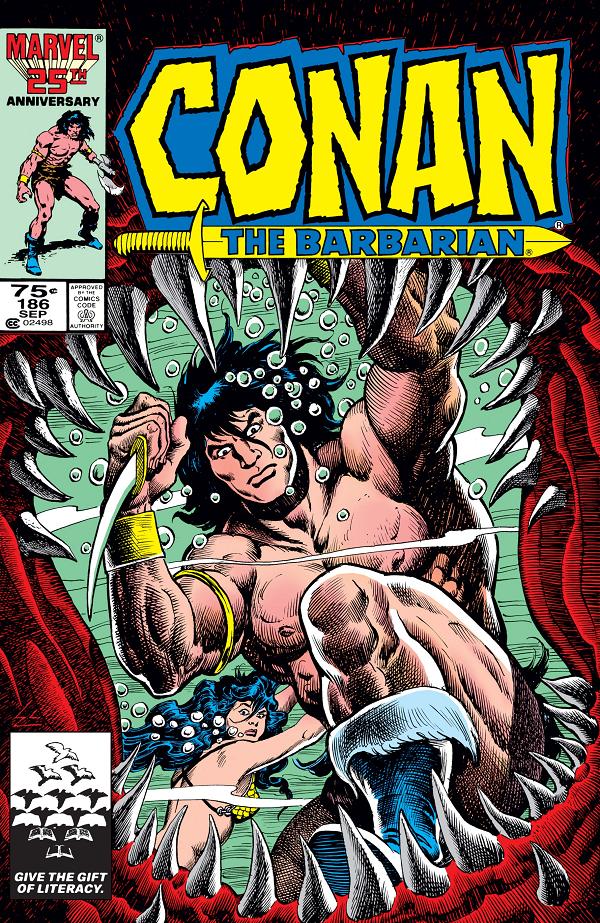 Conan The Barbarian #186  cover