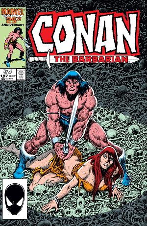 Conan The Barbarian #187 cover