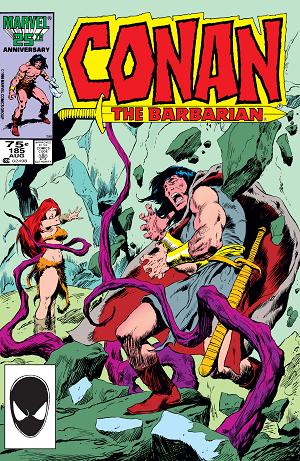 Conan The Barbarian #185 cover