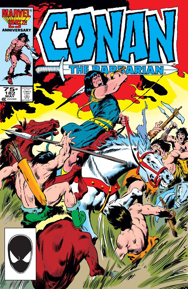 Conan The Barbarian #182  cover