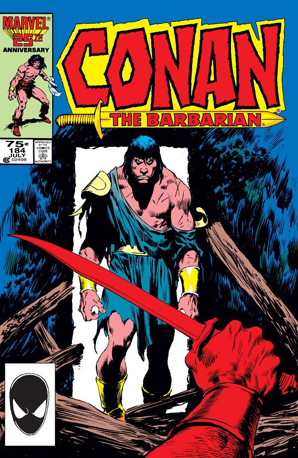 Conan The Barbarian #184  cover
