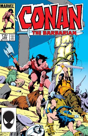 Conan The Barbarian #180 cover