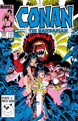Conan The Barbarian #152 cover