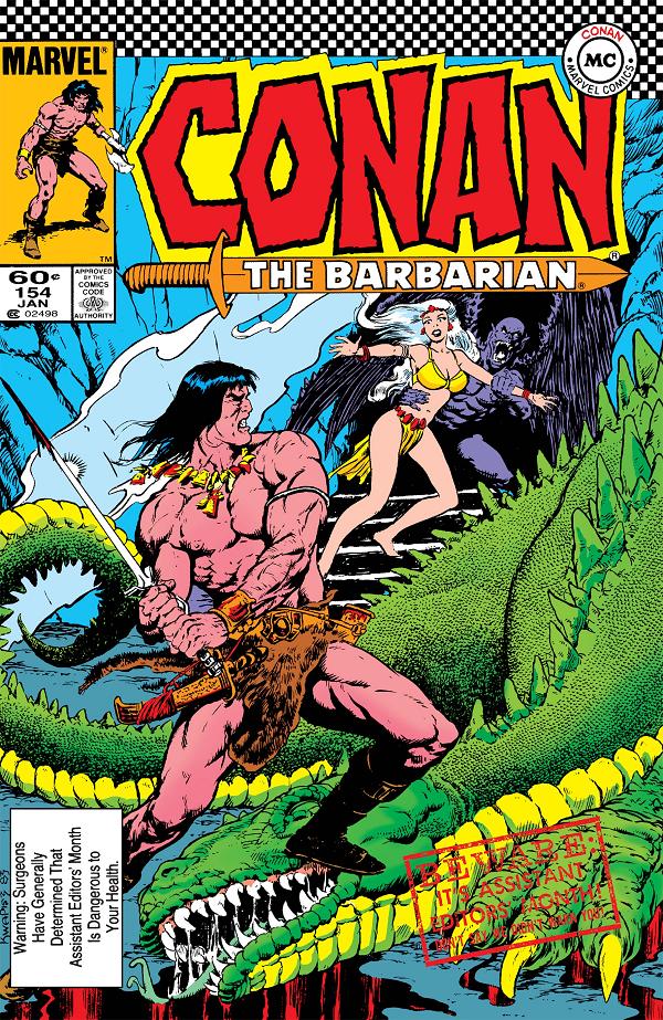 Conan The Barbarian #154  cover