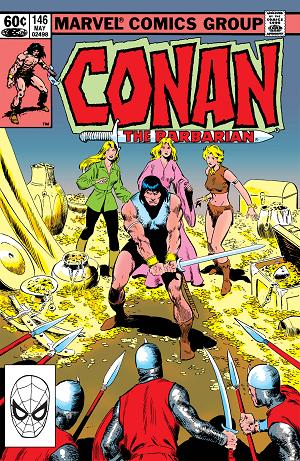 Conan The Barbarian #146 cover
