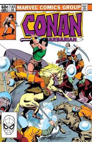 Conan The Barbarian #143 cover