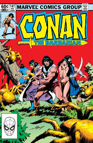 Conan The Barbarian #141 cover