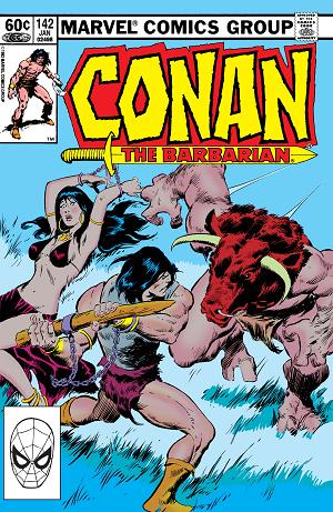 Conan The Barbarian #142 cover