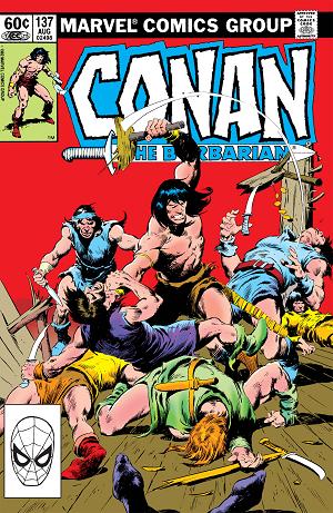 Conan The Barbarian #137 cover