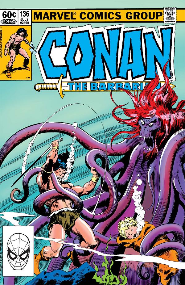Conan The Barbarian #136  cover