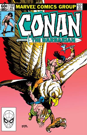 Conan The Barbarian #132 cover