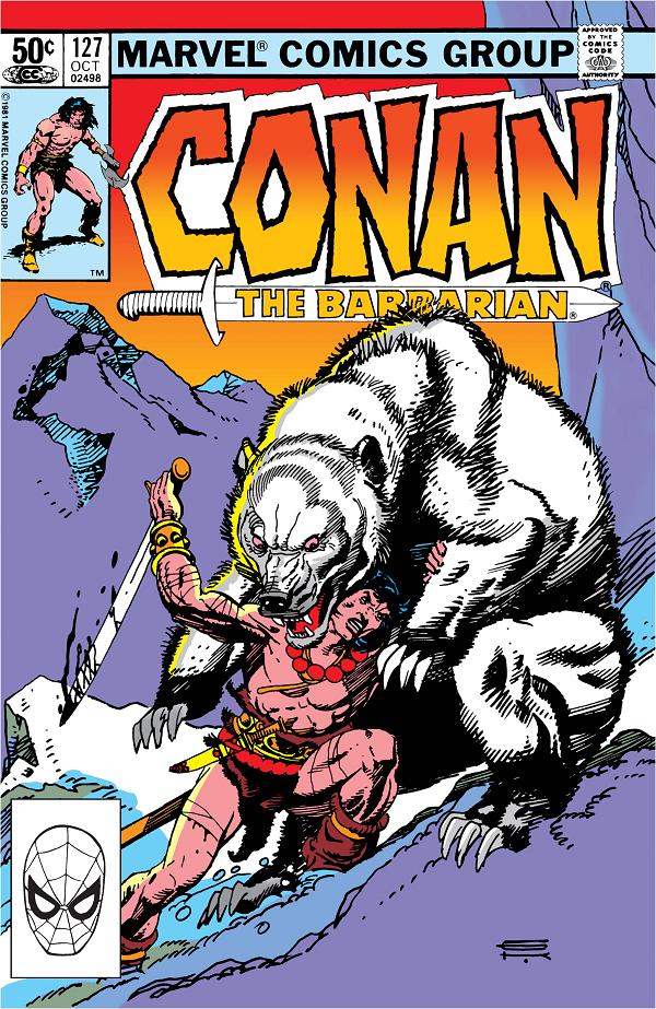 Conan The Barbarian #127  cover