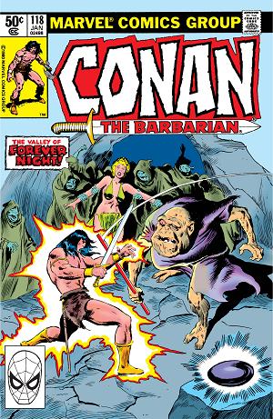 Conan The Barbarian #118 cover