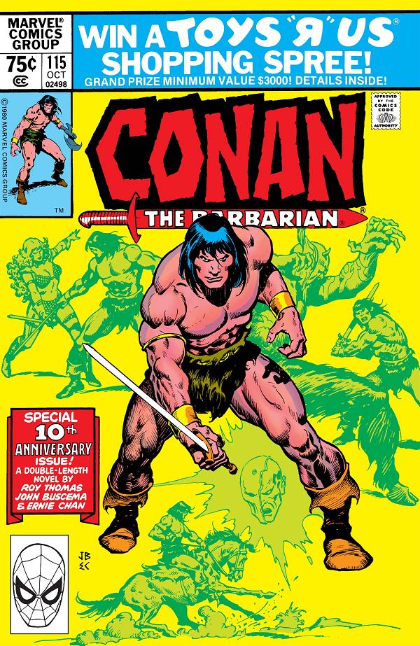 Conan The Barbarian #115  cover