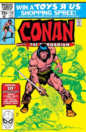 Conan The Barbarian #115 cover