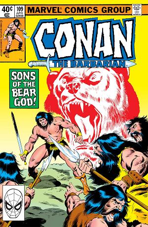 Conan The Barbarian #109 cover