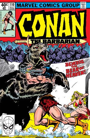 Conan The Barbarian #110 cover