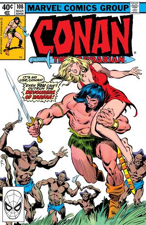 Conan The Barbarian #108 cover