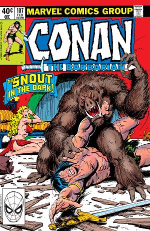Conan The Barbarian #107 cover