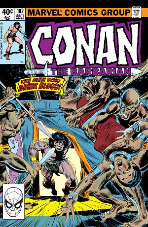Conan The Barbarian #102 cover
