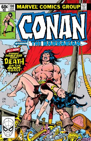 Conan The Barbarian #100 cover