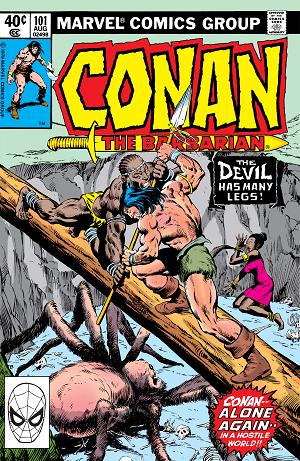 Conan The Barbarian #101 cover