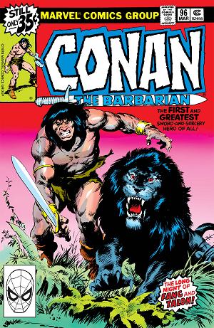 Conan The Barbarian #96 cover