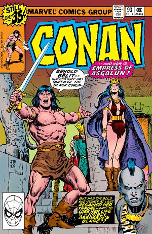 Conan The Barbarian #93 cover