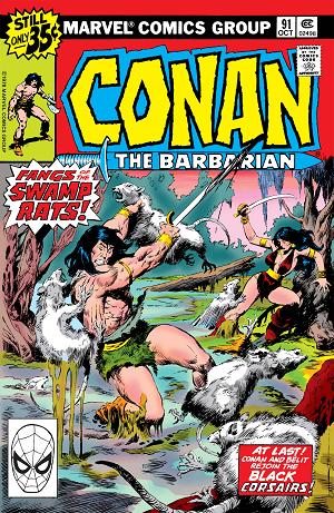 Conan The Barbarian #91 cover