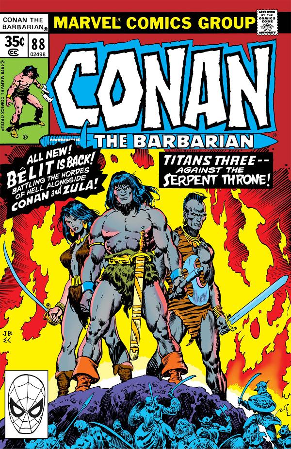 Conan The Barbarian #88  cover