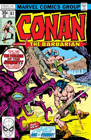 Conan The Barbarian #87 cover