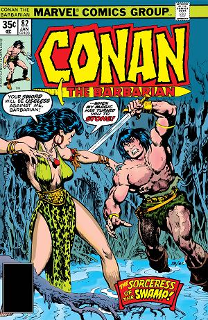 Conan The Barbarian #82 cover
