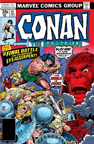 Conan The Barbarian #81 cover