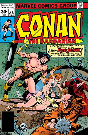 Conan The Barbarian #78 cover