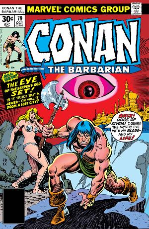 Conan The Barbarian #79 cover