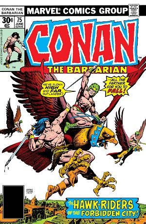 Conan The Barbarian #75 cover