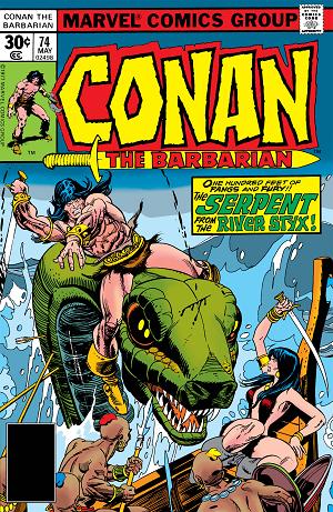 Conan The Barbarian #74 cover