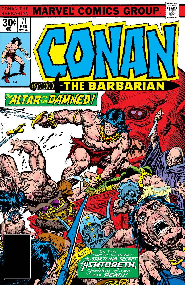 Conan The Barbarian #71  cover