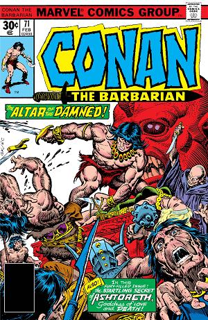Conan The Barbarian #71 cover