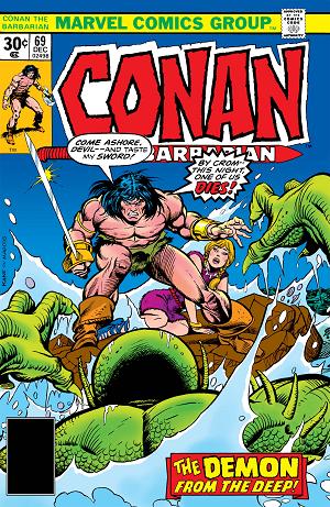Conan The Barbarian #69 cover