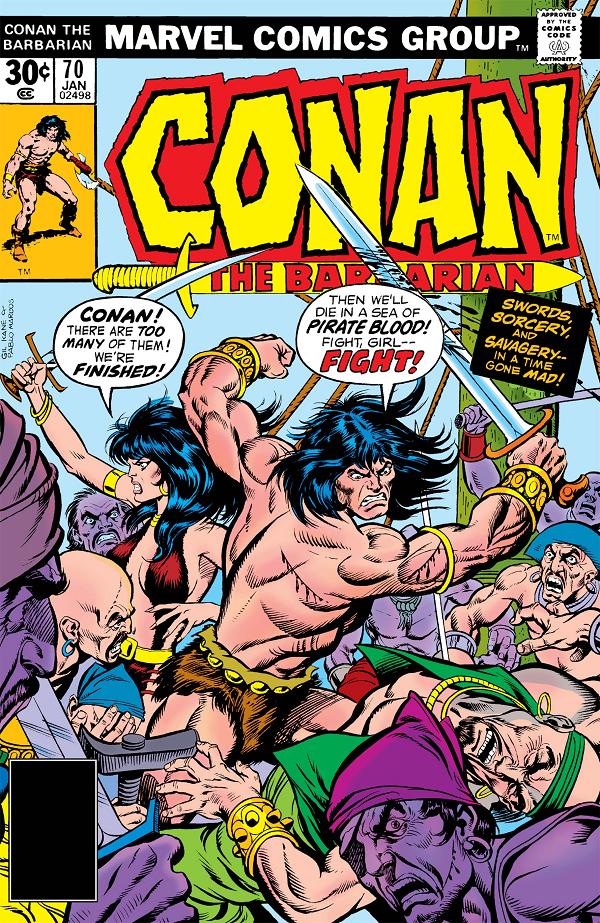 Conan The Barbarian #70  cover