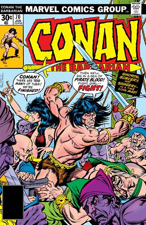 Conan The Barbarian #70 cover