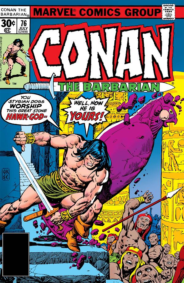 Conan The Barbarian #76  cover