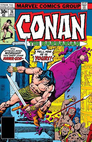 Conan The Barbarian #76 cover