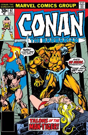 Conan The Barbarian #67 cover