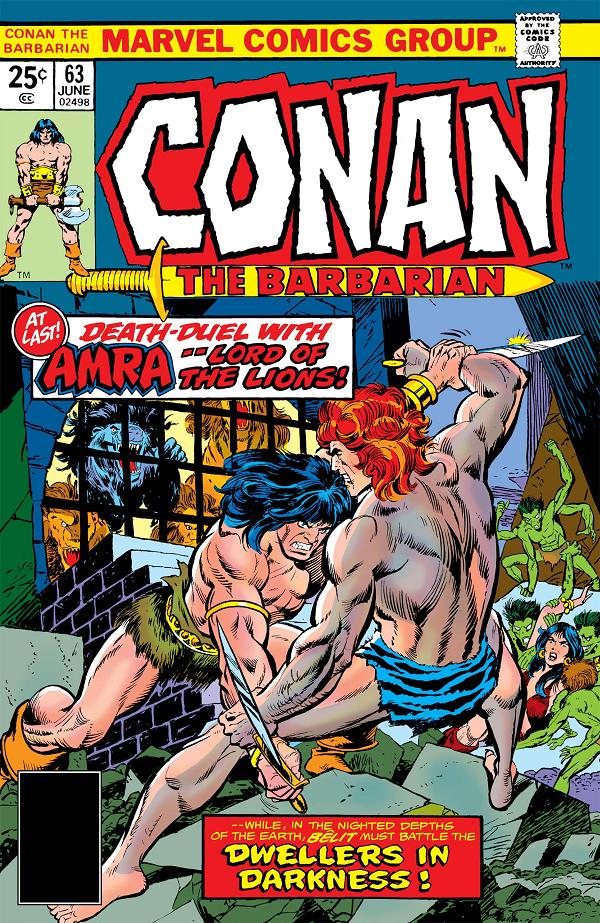 Conan The Barbarian #63  cover