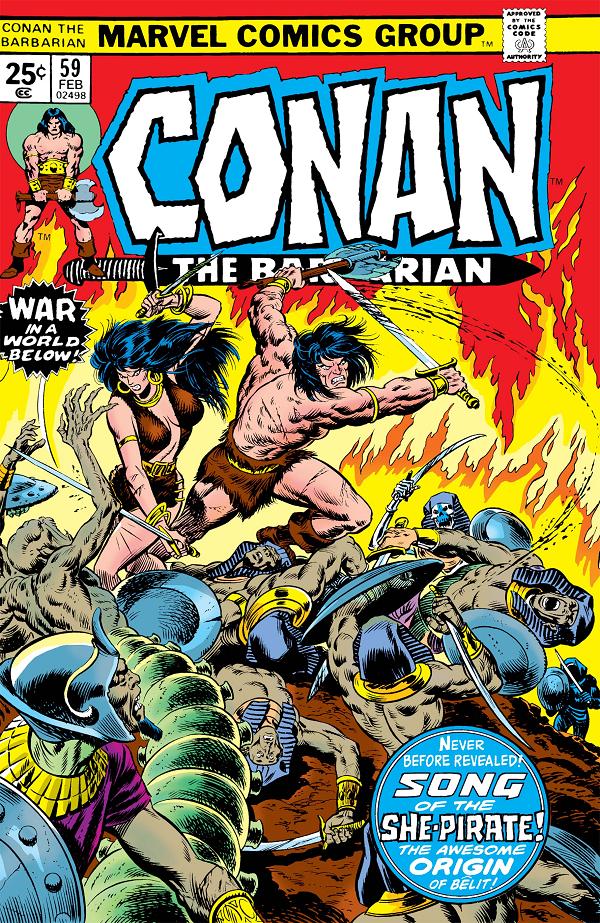Conan The Barbarian #59  cover