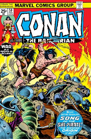 Conan The Barbarian #59 cover