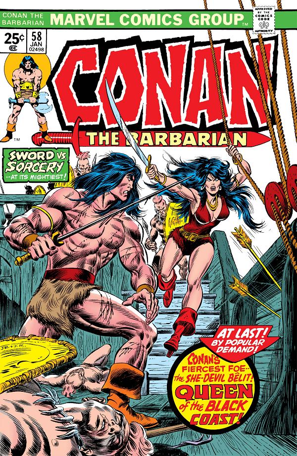 Conan The Barbarian #58  cover