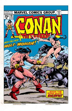 Conan The Barbarian #49 cover